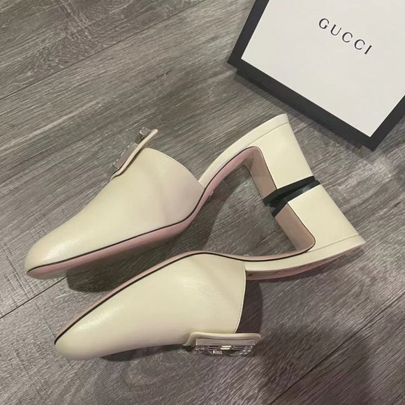 GUCCI Madelyn Crystal Mules NWT - Picture 4 of 8